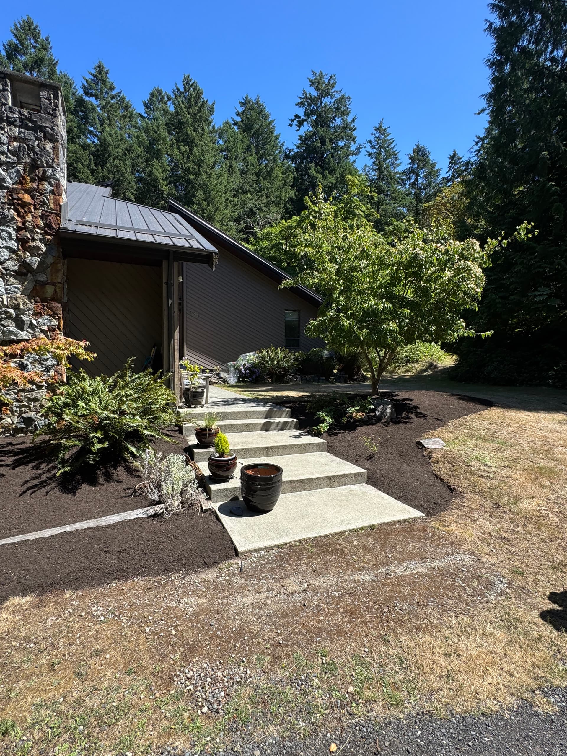 Fresh Mulch and Clean Bed Edges Make the Whole Yard Pop image