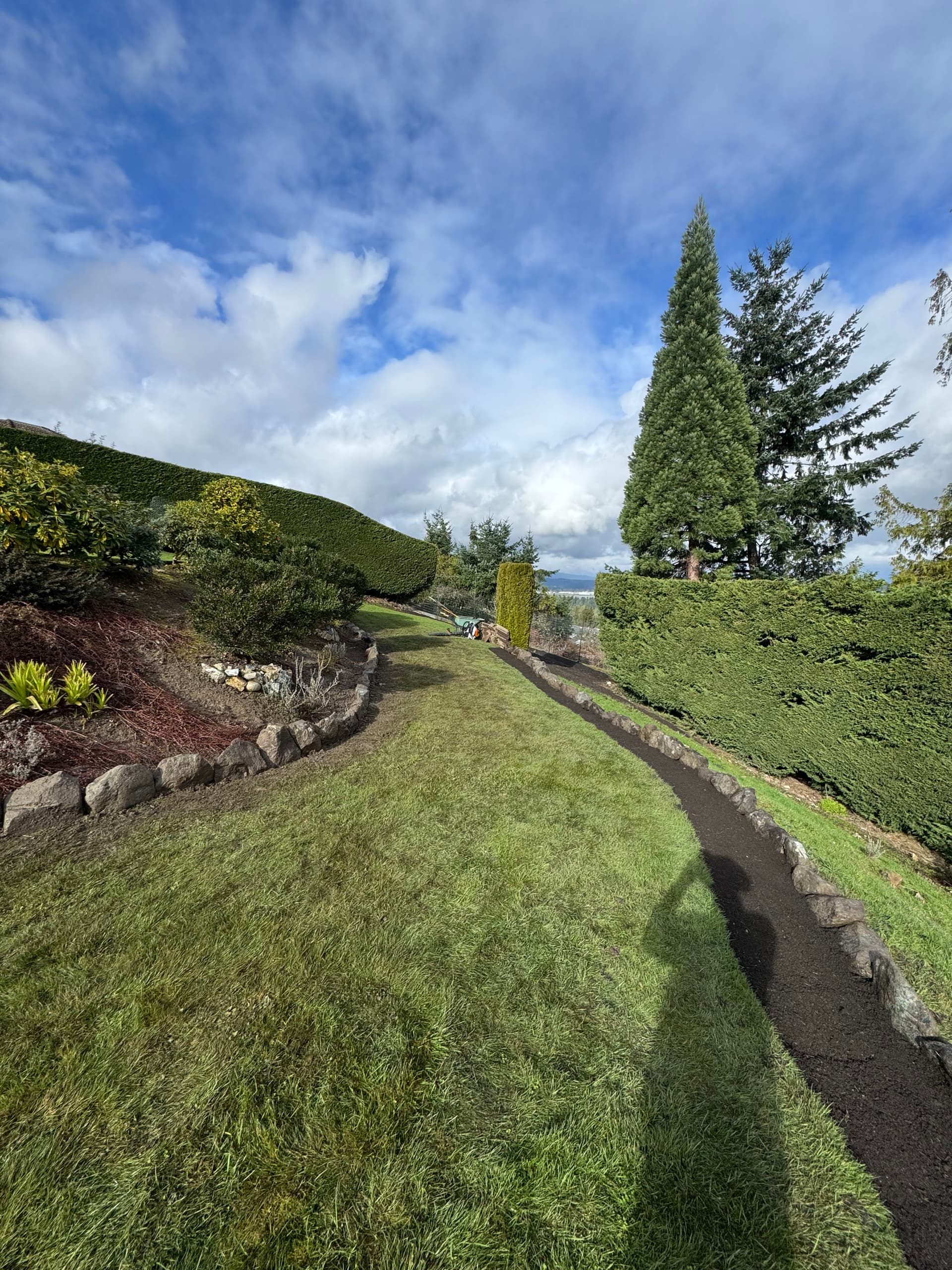 Garden Makeover with Rocks and Soil Preparation