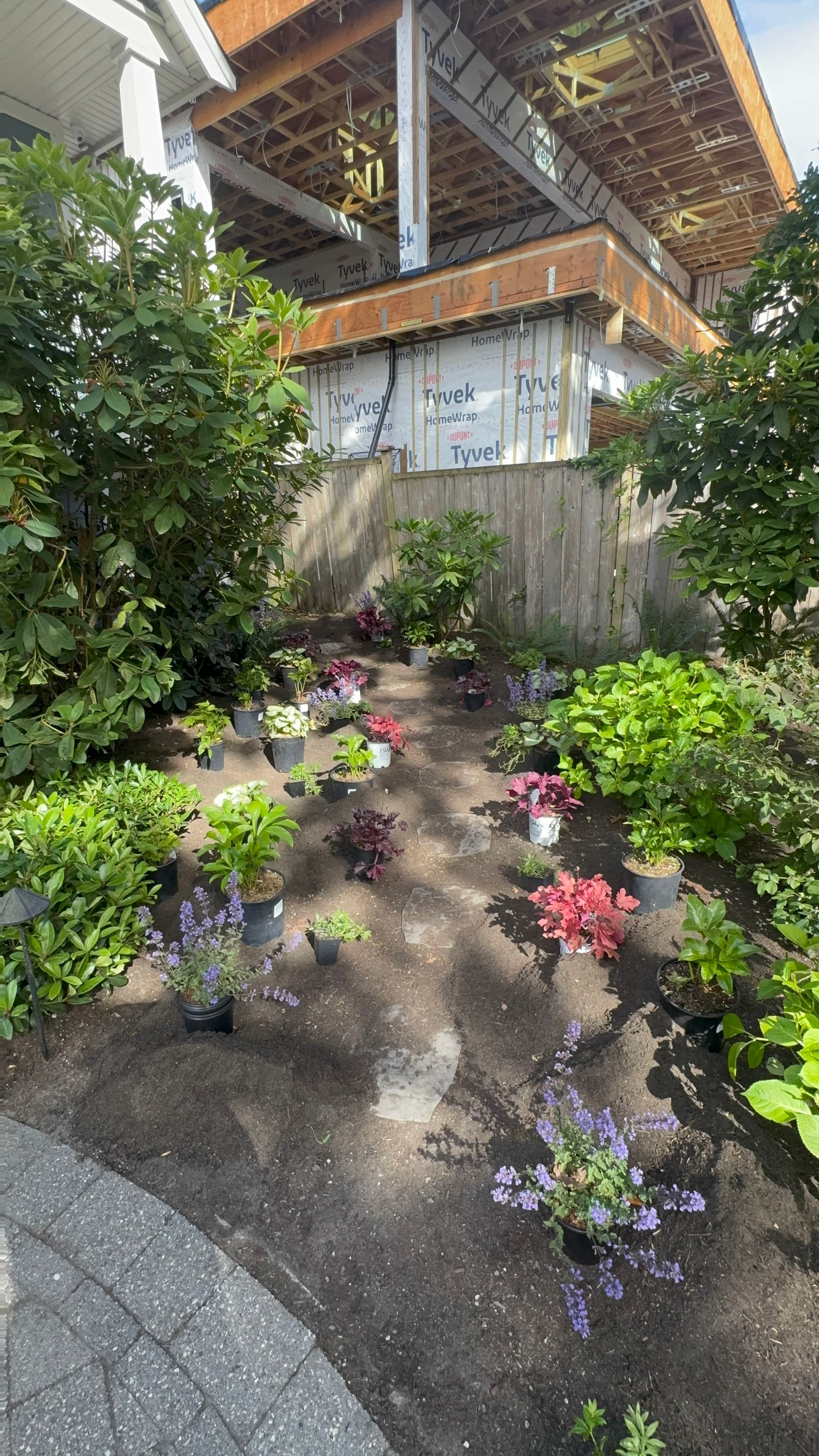 Garden Install in Progress and It Already Looks This Good image