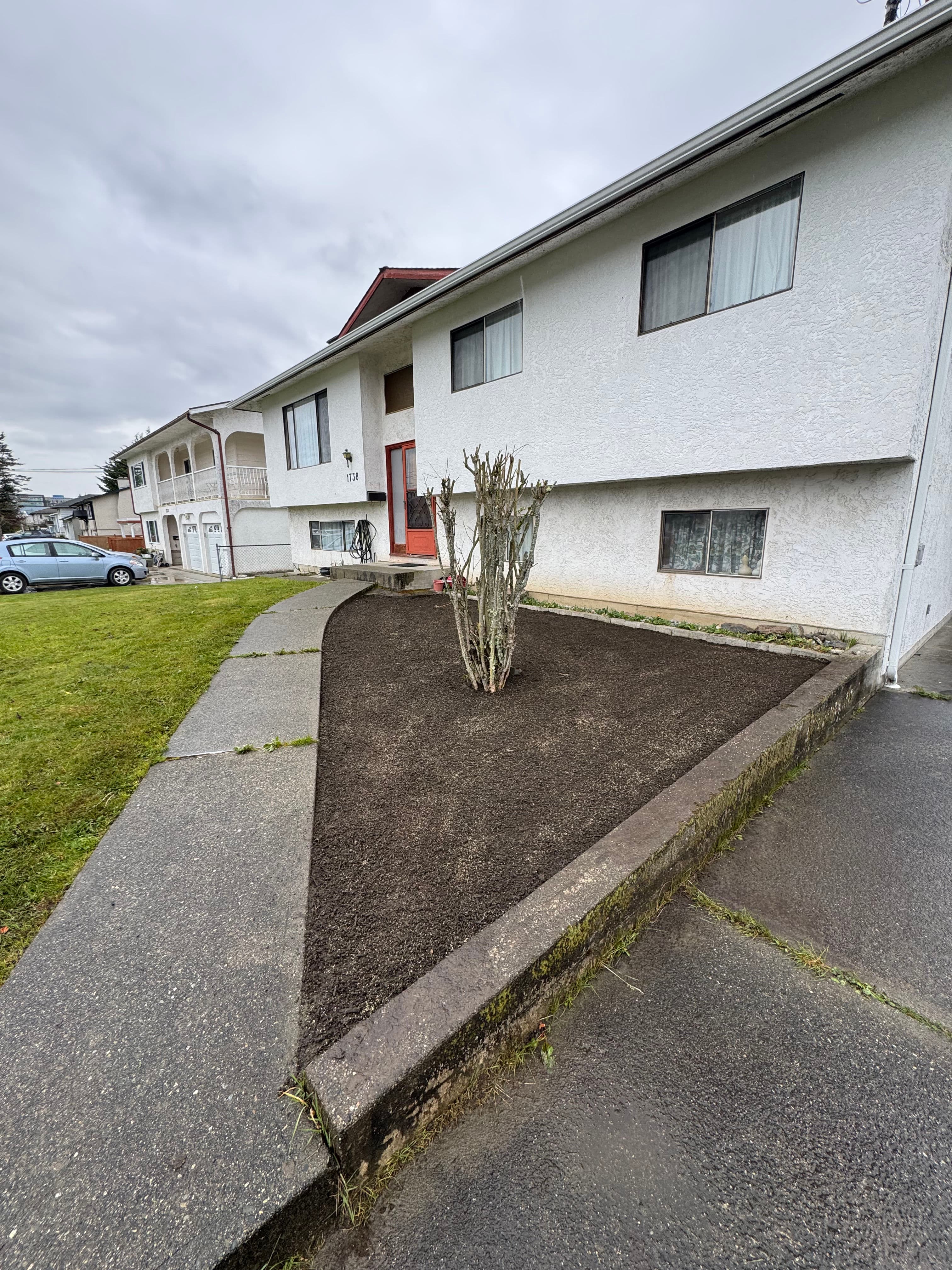 Project Front Garden Reset with Fresh soil and New seed image