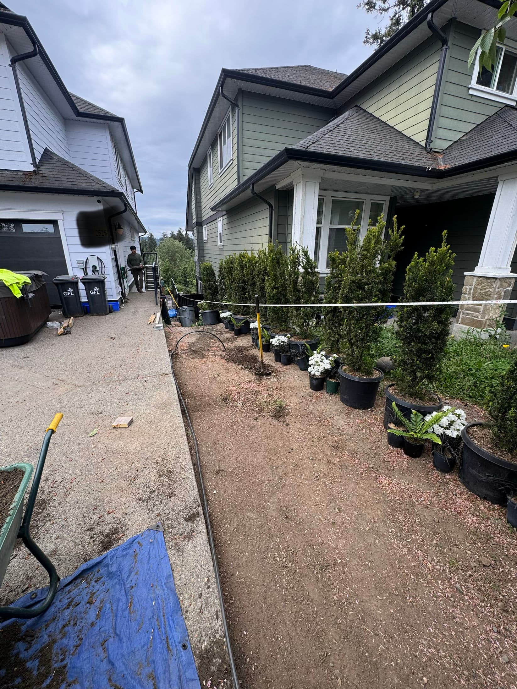 Bare Front Bed Gets a Full Garden and Mulch Makeover image