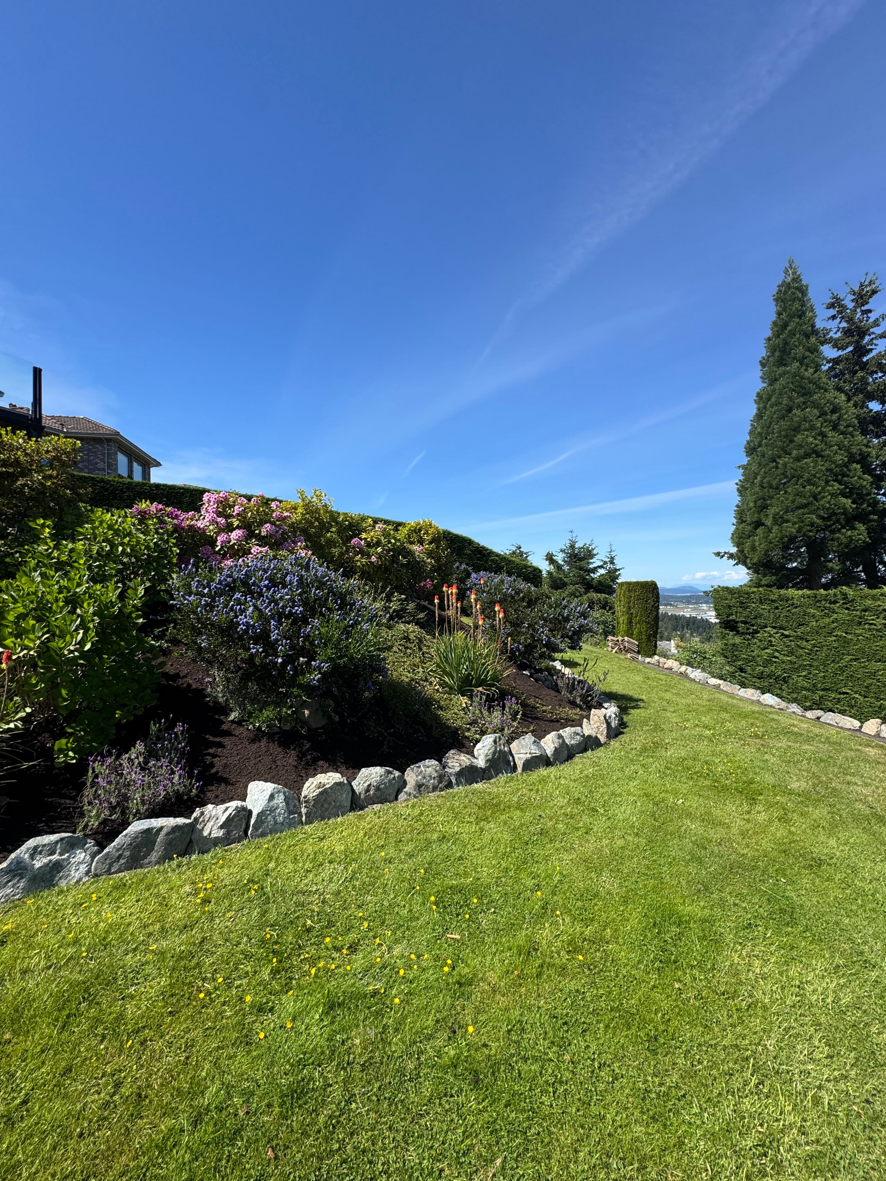 Project Fresh Mulch and Stone Borders That Make a Garden Pop image