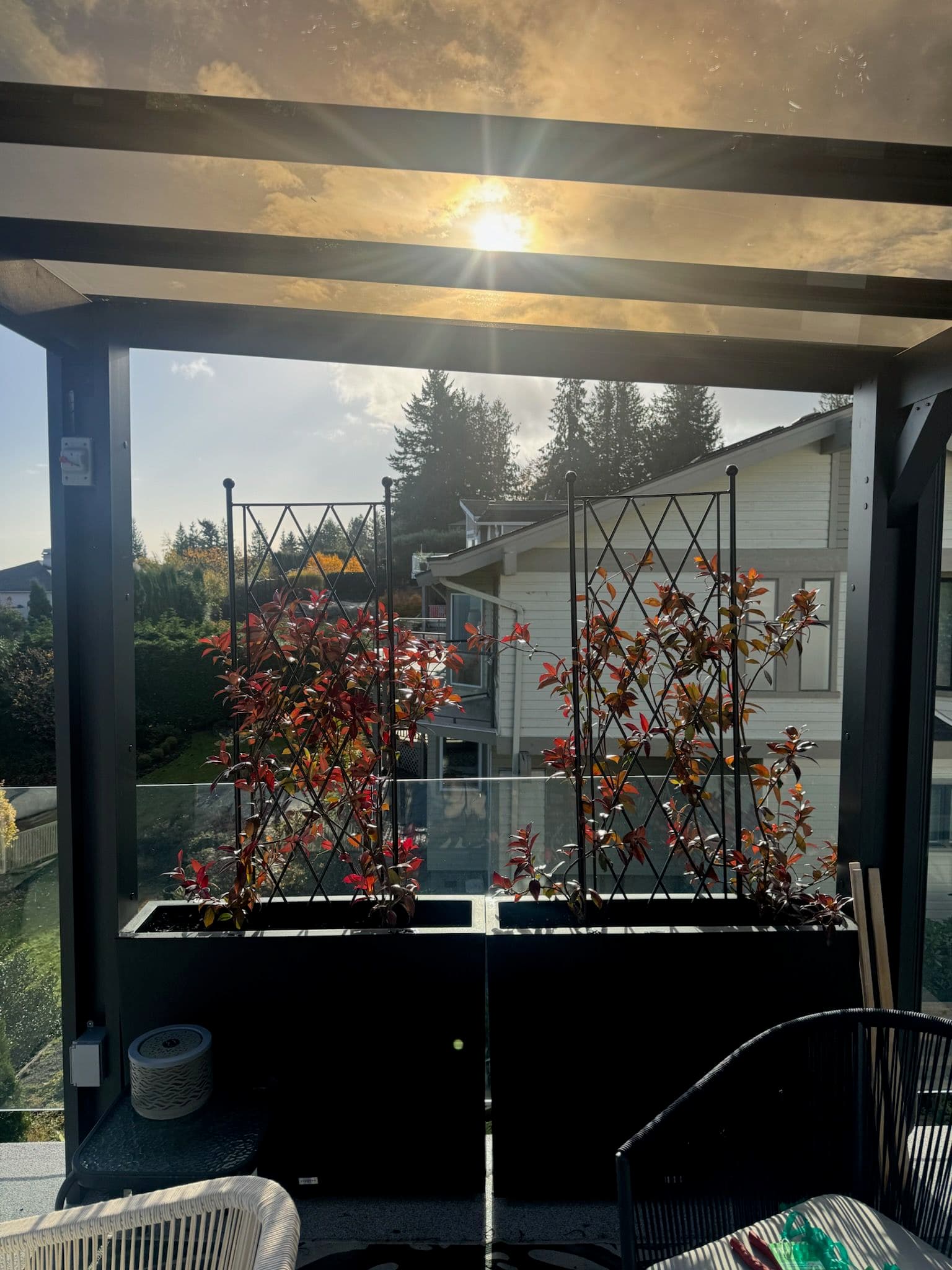 Cozy Autumn Vibes Under Our New Pergola