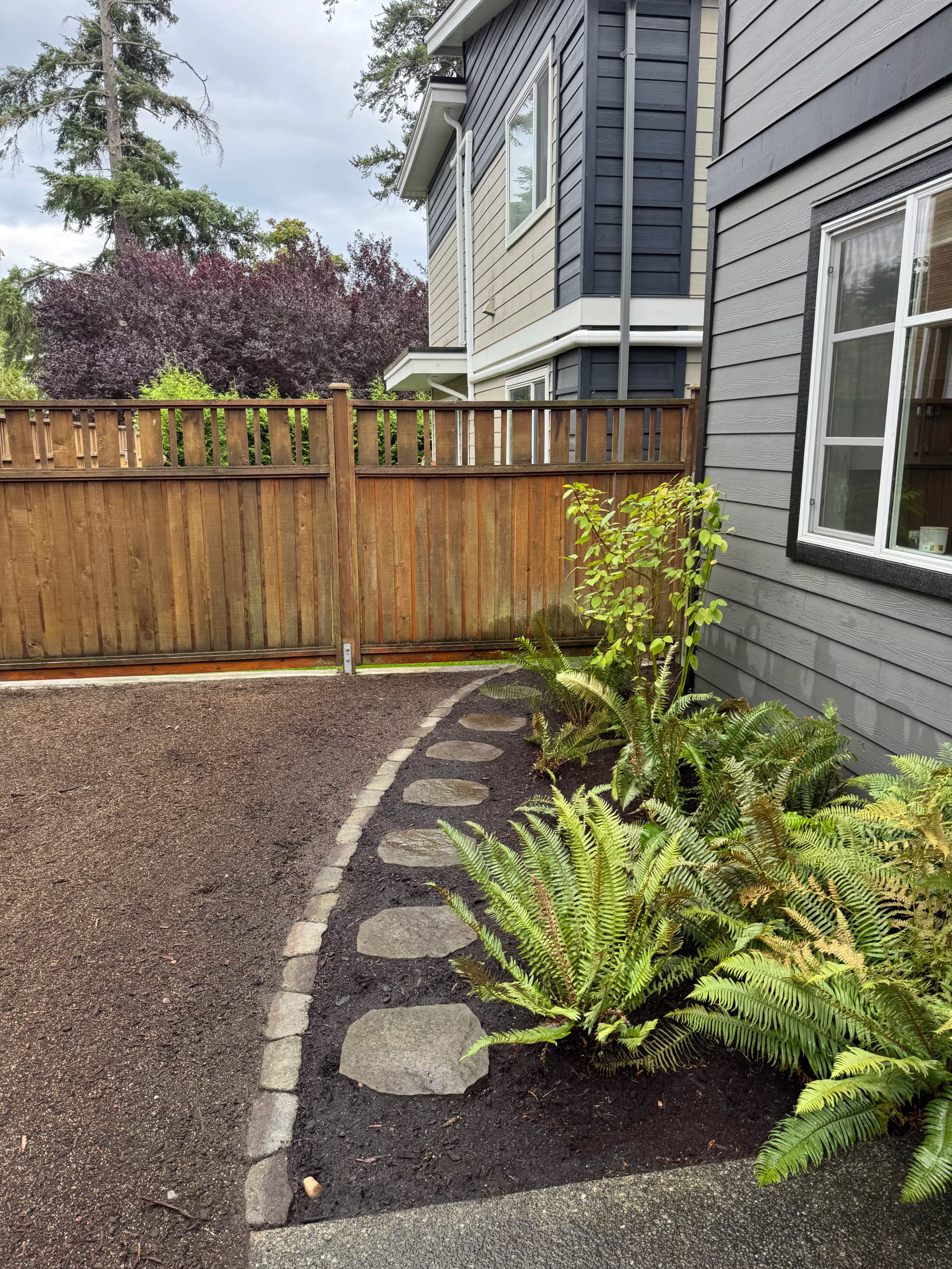 Gallery photos for Overgrown Backyard Cleaned Out and Built Fresh in One Day: Image #4