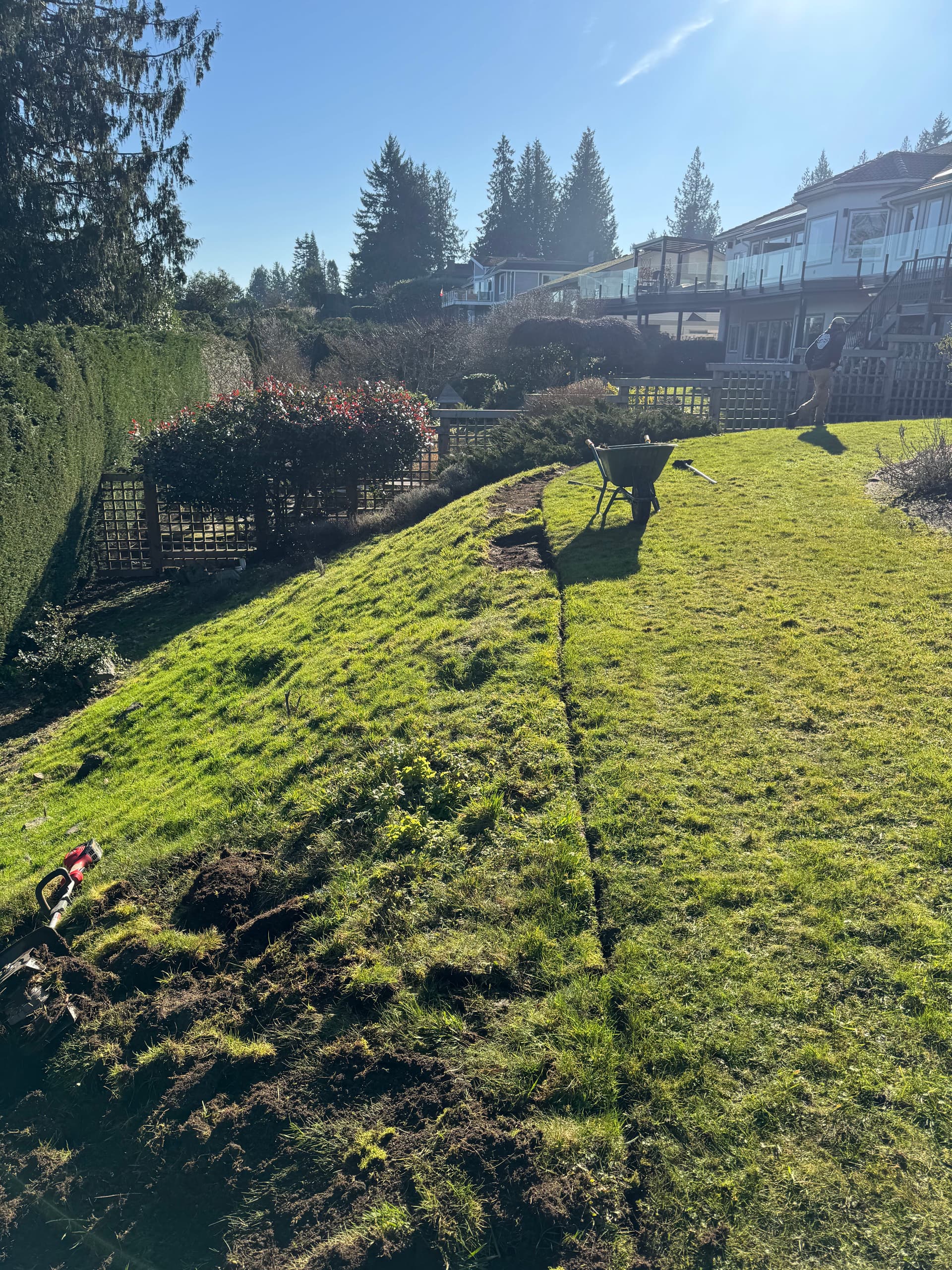 Gallery photos for Garden Makeover with Rocks and Soil Preparation: Image #4